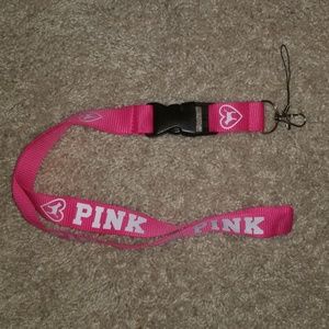 Pink Lanyards Neck Strap For ID Pass Card